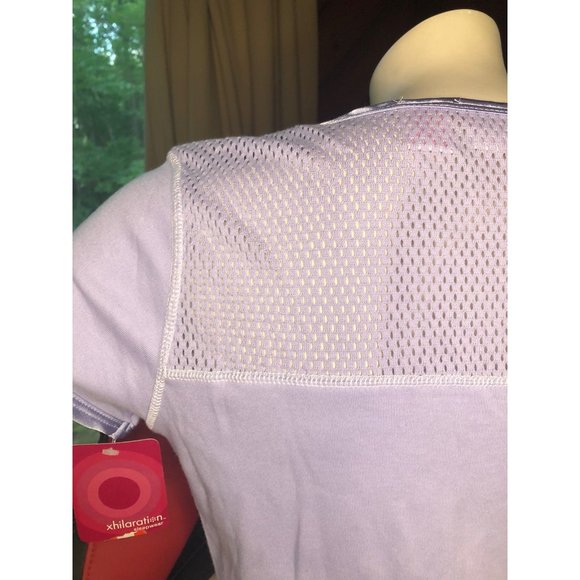 Y2K NWT Brooklyn 89 Purple mesh top tshirt - Picture 8 of 10
